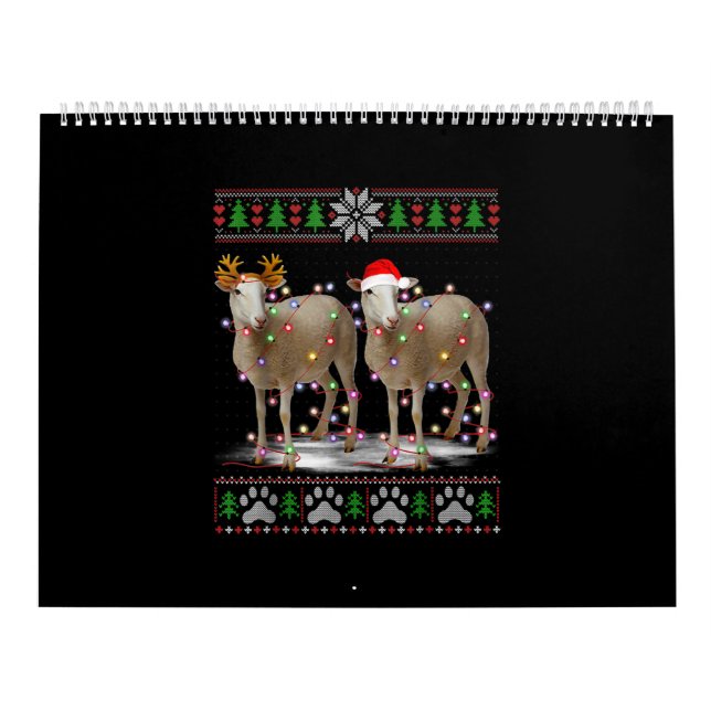 Får Julgran Ljus | Santa Animal Gift Kalender (Omslag)
