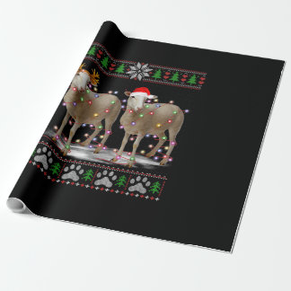 Får Julgran Ljus | Santa Animal Gift Presentpapper