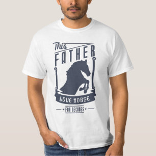 Far Kärlek Horse för Fars dag-gåva T Shirt