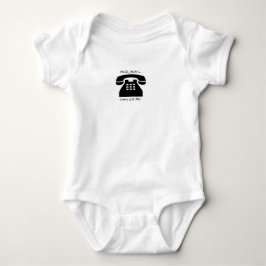 "Får kom MiMi mig" - den babyJersey bodysuiten T Shirt
