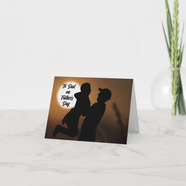Far-körkort för Helgdag Fars dag Helgkort (Framsida)