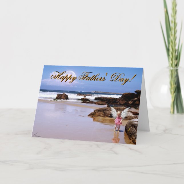 Far kort för ängel för dag (Framsida)