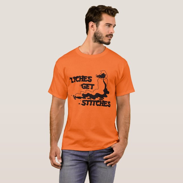 "Får Liches syr" T-tröja Tee Shirt (Hel framsida)