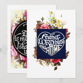 Far LORD välsignar mitt hem Inbjudningar