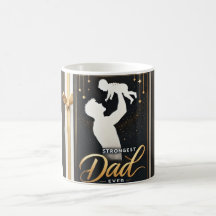 Far Lyftande Baby Silhouette fars dag