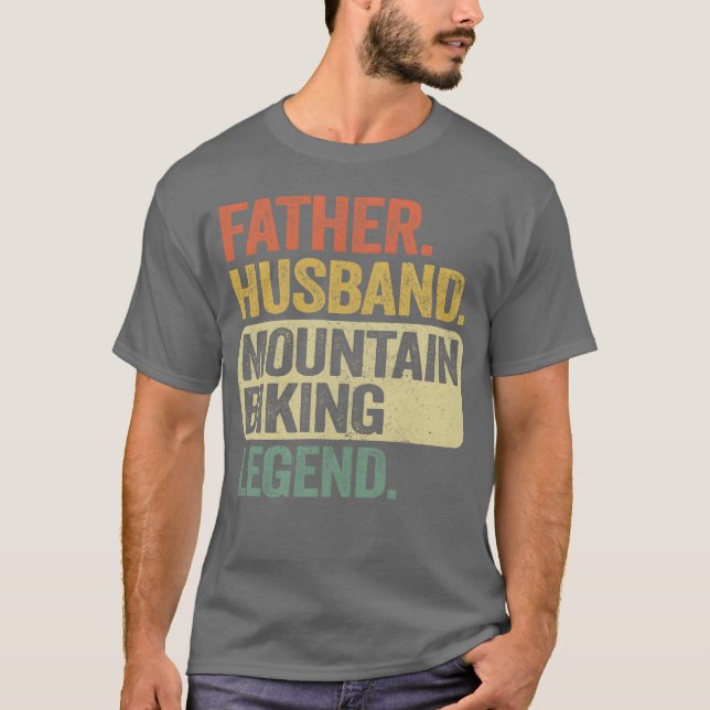 Far Make bergsbikningsförklaring Vintage Mtb T Shirt (Framsida)
