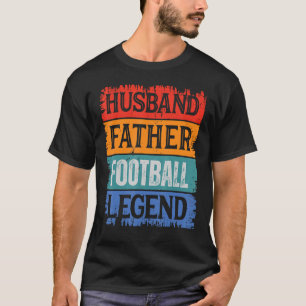 Far Make FOOTBALL Förklaring Proud Pappa Retro Pa T Shirt