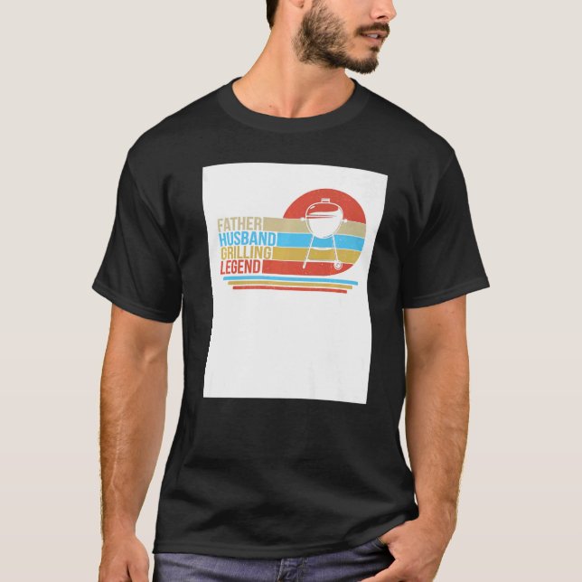 Far Make Grilling Legend Steak Grill Party G T Shirt (Framsida)
