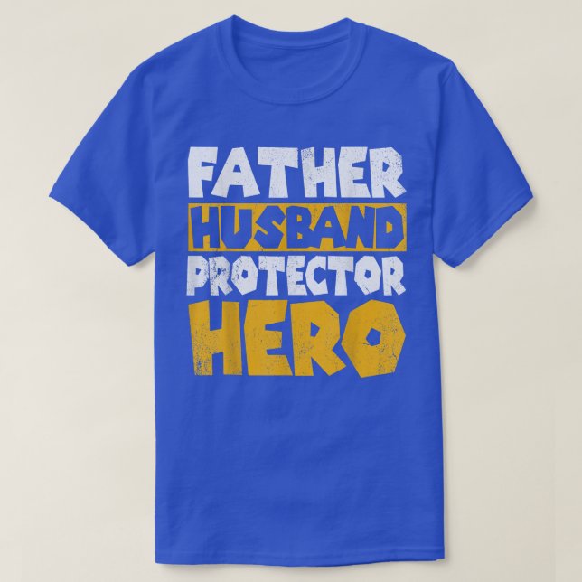 Far Make Protector Hero Fars dag  T Shirt (Design framsida)
