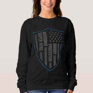Far Make Skyddar Toppen Hero Fars dag T Shirt