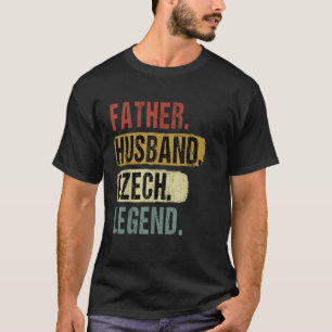 Far Make Tjeckien Legend Tjeckiska republiken Papp T Shirt