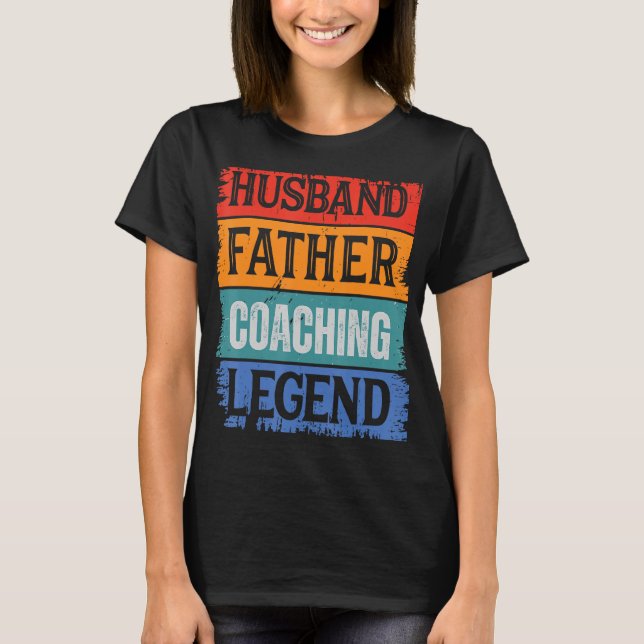 Far Make TRÄNAR Legend Proud Pappa Retro Pa T Shirt (Framsida)