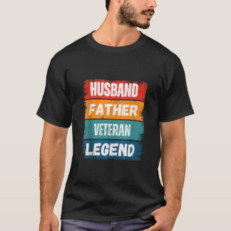 Far Make VETERAN-förklaring Proud Pappa Funny Retr T Shirt