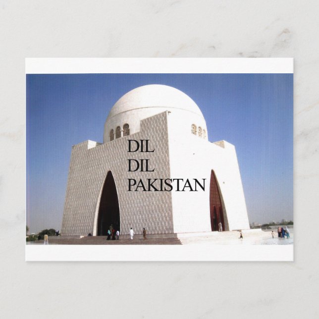 Far: Mazar-e-Quaid Vykort (Framsida)
