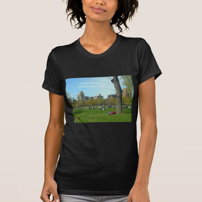 Får Meadow, Central Park, NYC T-shirt (Framsida)