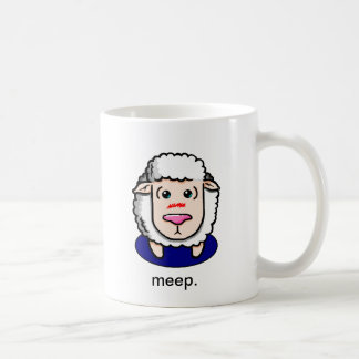 får med den sheepish meddelandemuggen kaffemugg