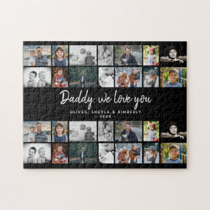 Far med Kids Family Pappa 14 Photo Collage Pussel