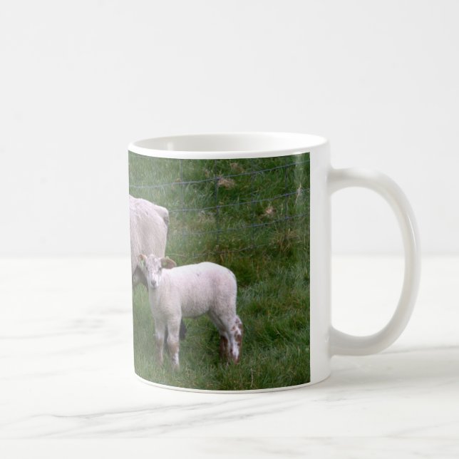 Får med lamben kaffemugg (Höger)