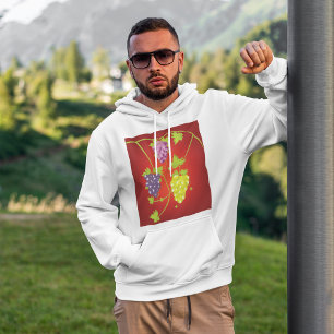 Får med skikt av druvor hoodie