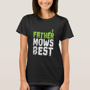 Far Mower Mower Bästa Fars dag Gräsmatta Mower T Shirt