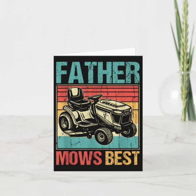 Far Mows Best, Gräsmatta Mwing Pappa, Lönnjur Yard Kort (Framsida)