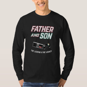 Far Nd Son Matchning Outfit Gamer Video Gaming F T Shirt
