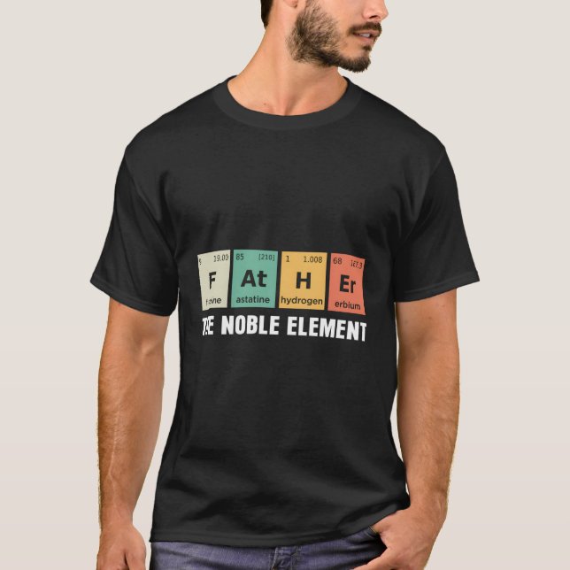Far: Noble Elet Chemistry Student T Shirt (Framsida)