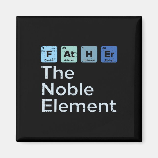 Far: Noble Inslag Science Chemistry Far Magnet (Framsidan)