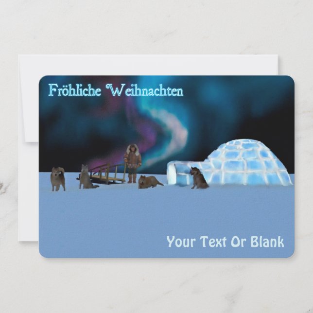 Far Nordjul - Fröhliche Weihnachten Julkort (Framsida)