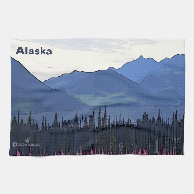 Far North Summer Kökshandduk (Horisontell)