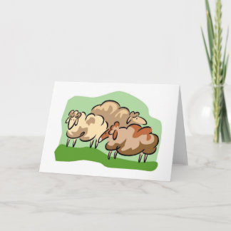Får Notecards Kort