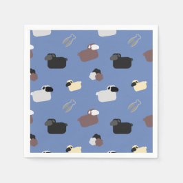 Får och ark pappersservett