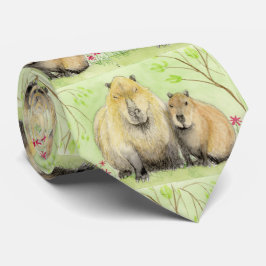Far och Baby Capybara Neck Tie Slips