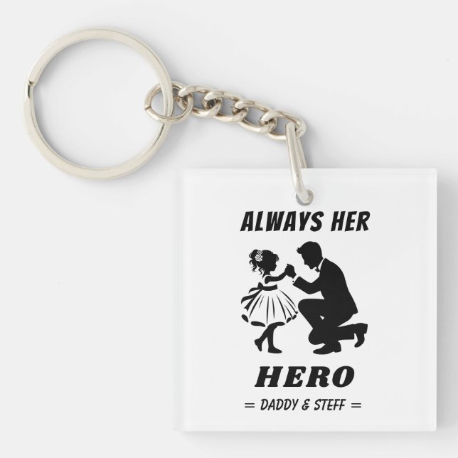 Far och dotter - alltid Hennes Hero (2) (Framsidan)