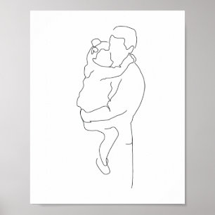 Far och Dotter Gift, Far och Dotter Prin Poster