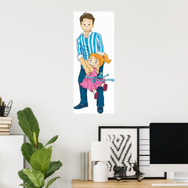 Far och dotter poster (Skapare uppladdad)