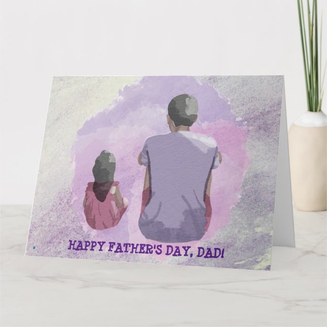 FAR OCH DOTTER SITTANDE KORT (Framsida)