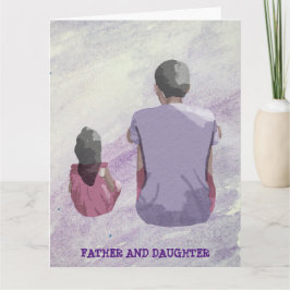 FAR OCH DOTTER SITTANDE KORT