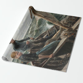 Far och dotter till sjöss (av Albert Edelfilt) Presentpapper