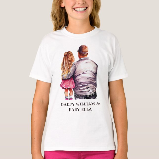 Far och dotterbond (10) t shirt (Framsida)