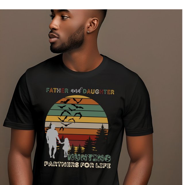 Far och dotterjaktpartner för livet t shirt (Skapare uppladdad)