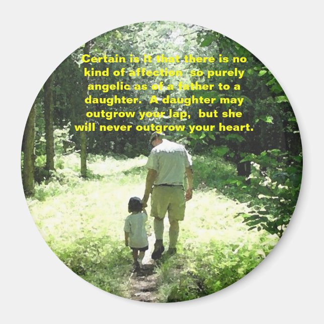 Far och dottermagnet magnet (Framsidan)