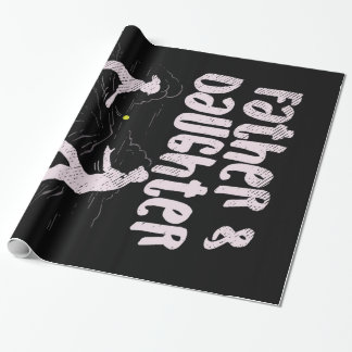 Far och dotters bästa vänner för livet presentpapper