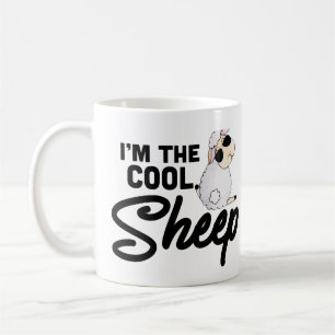 Får och getter Älskare Gift: Jag är Coola får Kaffemugg