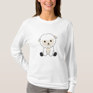 Får och getter Ylle Funny Animals Baby Lamb T Shirt