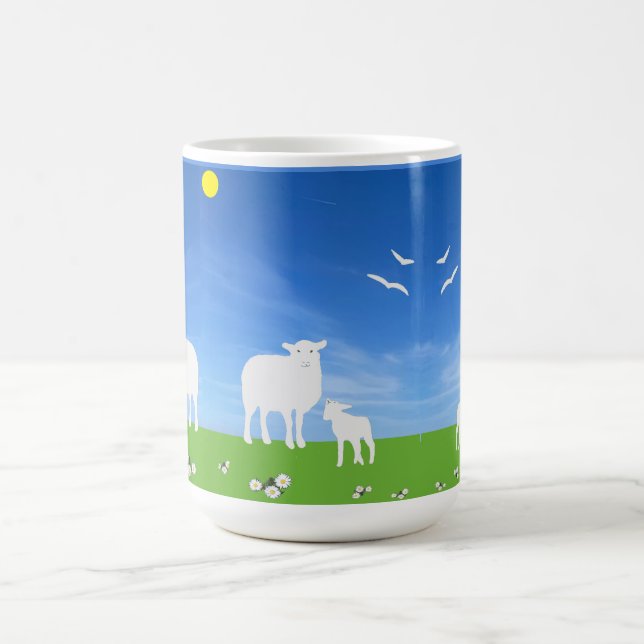 Får och lamm   kaffemugg (Center)