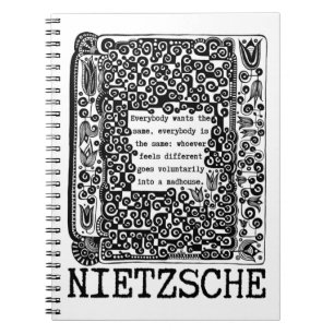 FÅR- OCH MADHOUSfilosofi citerat av Nietzsche Anteckningsbok