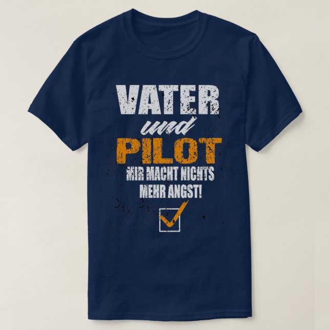 Far och pilot 1 t shirt (Design framsida)