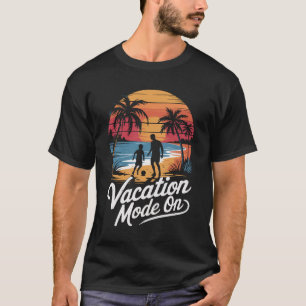 Far och semester på stranden t shirt