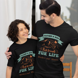 Far och Son-användarnamn som matchar Fars dag T Shirt